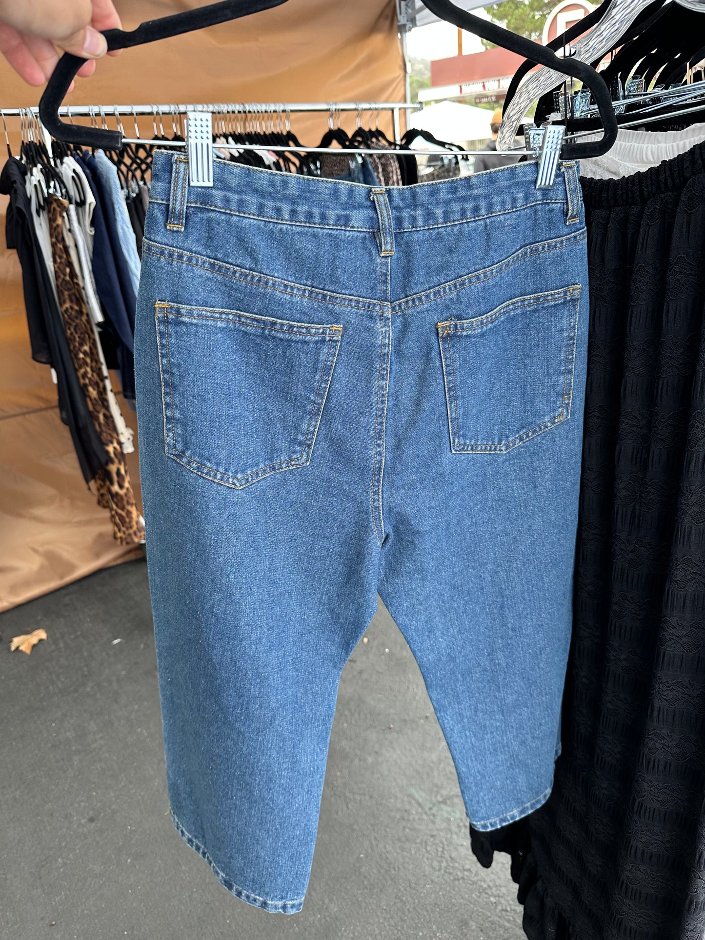 Medium Wash Denim Jorts
