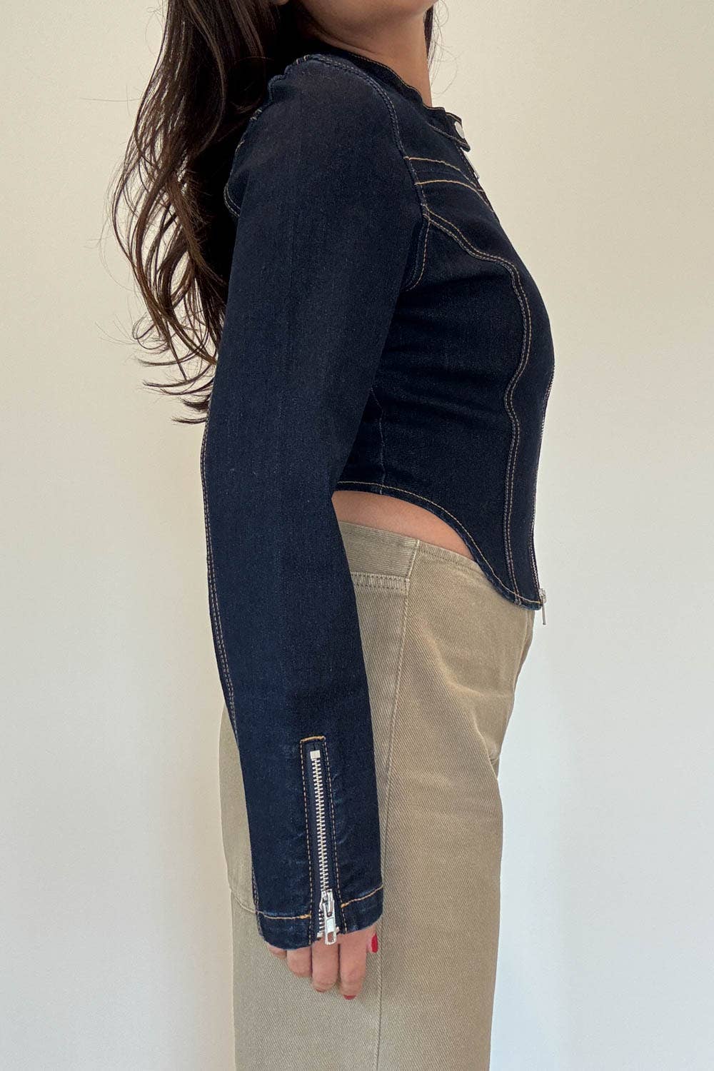 Denim Moto Jacket