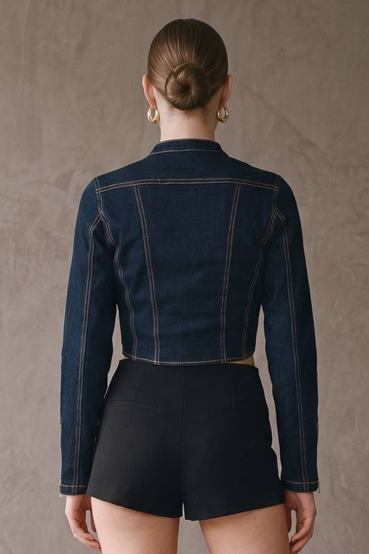 Denim Moto Jacket